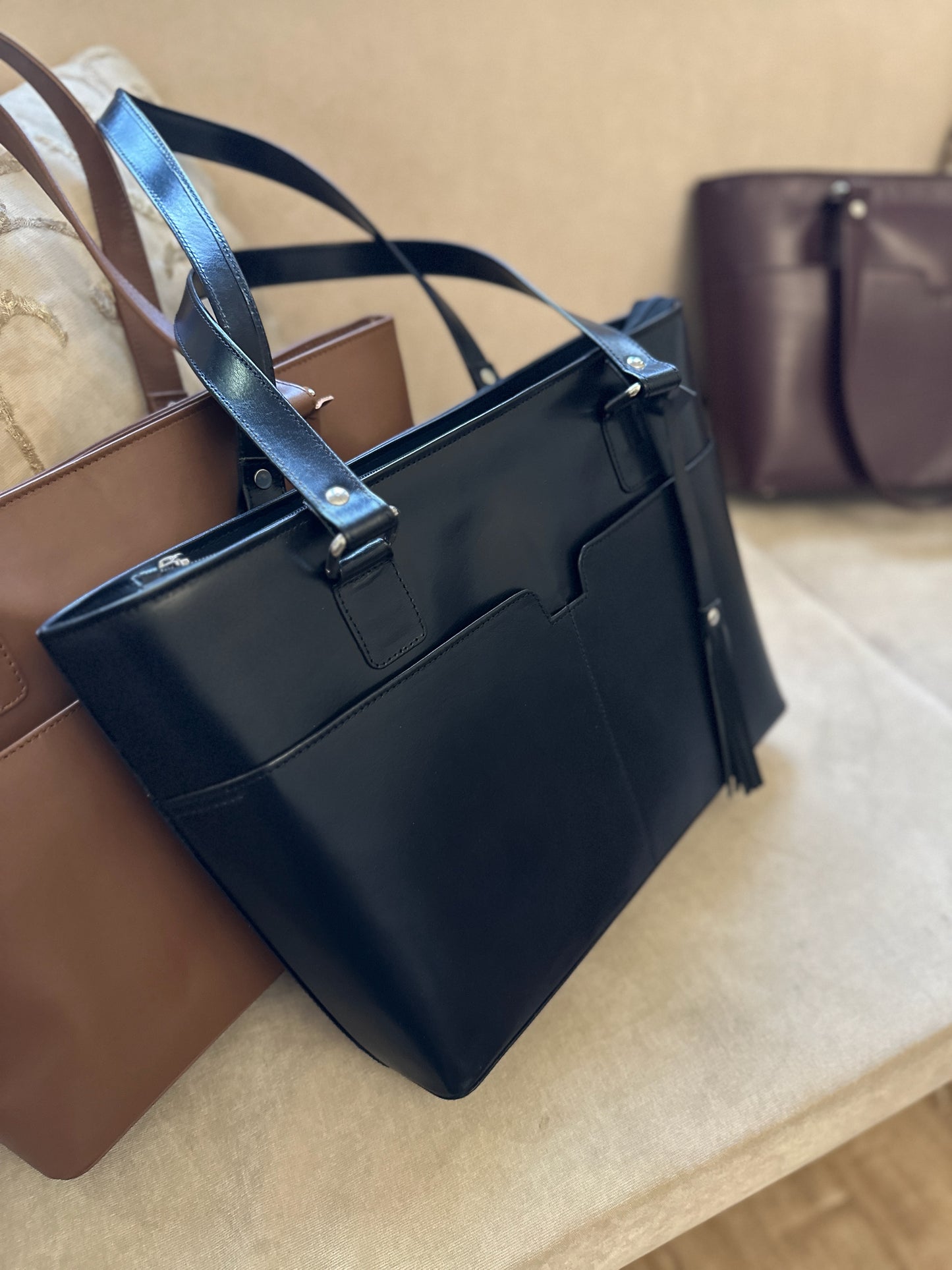 Zipper Tote Bag