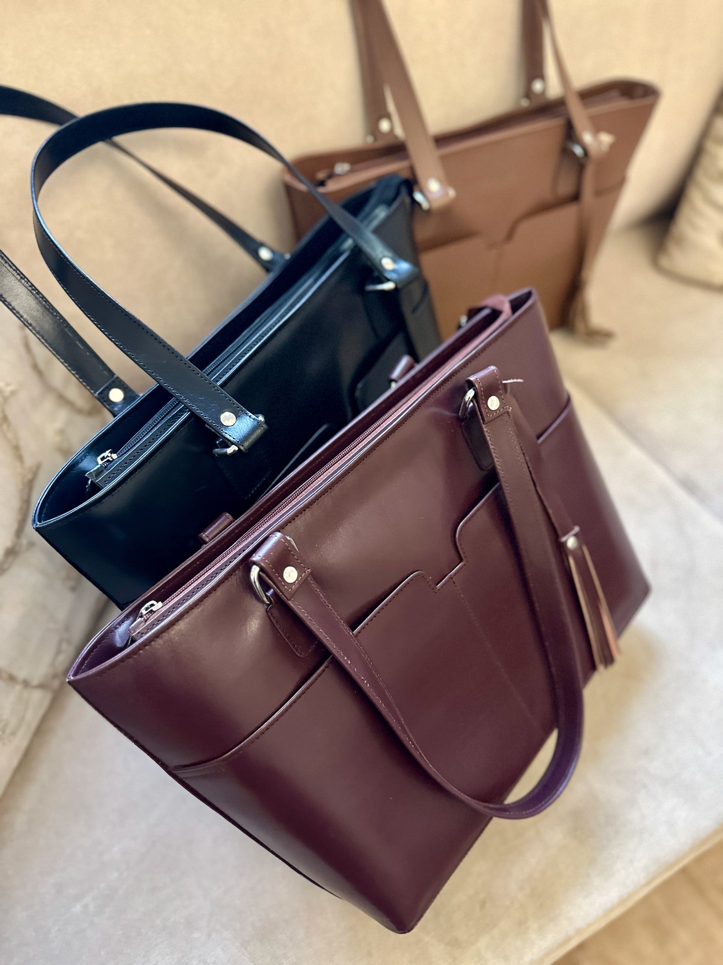 Zipper Tote Bag